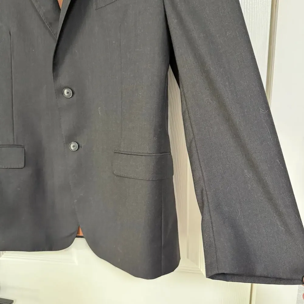 Jos. A. Bank Men's Charcoal 100%Wool Slim Fit Sportscoat Blazer Size 42R